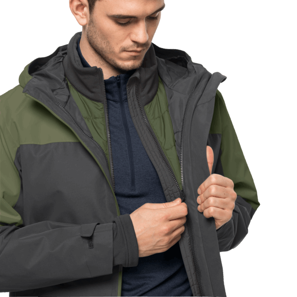 Origins Jack Wolfskin Glaabach 3in1 Herenjack Greenwood