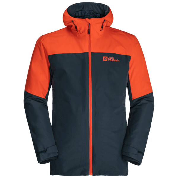 Brand Wild Brier Jack Wolfskin Heren Glaabach 3in1 Jas