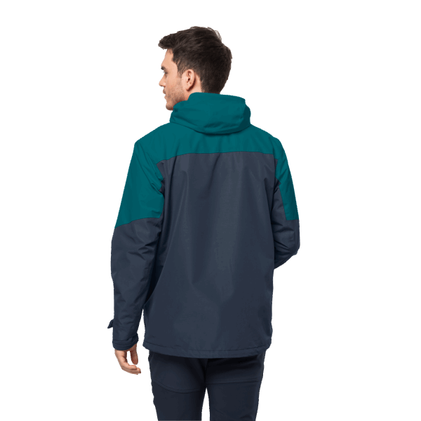 Brands Bay Blauwe Heren Glaabach 3in1 Jas Jack Wolfskin
