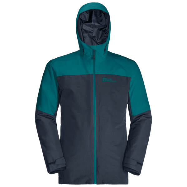 Brands Bay Blauwe Heren Glaabach 3in1 Jas Jack Wolfskin