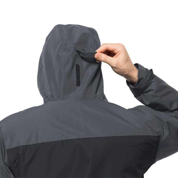 Heren Taubenberg 3in1 Jas Jack Wolfskin Phantom Origineel