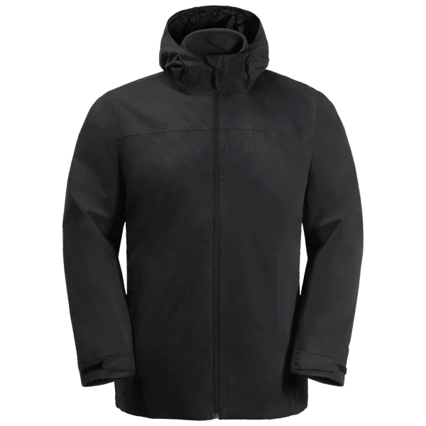 Heren Jas Taubenberg 3in1 Jack Wolfskin Hot Zwart
