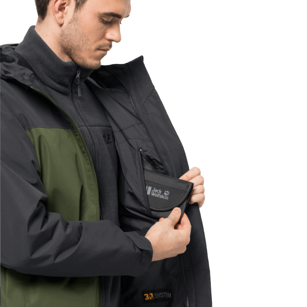 Heren Taubenberg 3in1 Jack Greenwood New Jack Wolfskin