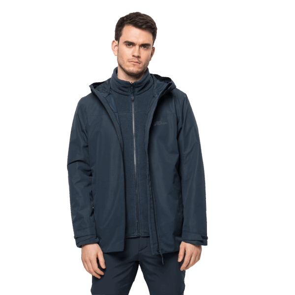 Heren Taubenberg 3in1 Jack Collectie Nachtblauw Jack Wolfskin