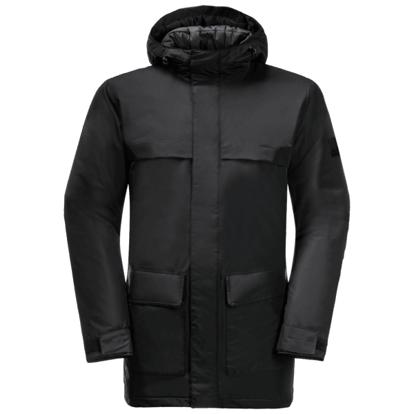 Jack Wolfskin Zwarte Collecties Winterlager Parka Voor Heren