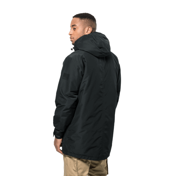 Jack Wolfskin Zwarte Collecties Winterlager Parka Voor Heren