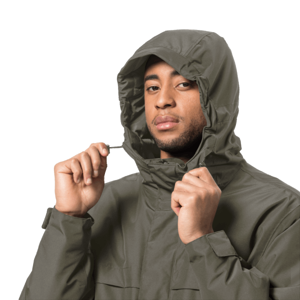 Jack Wolfskin Dusty Olive Heren Winterlager Parka Origin