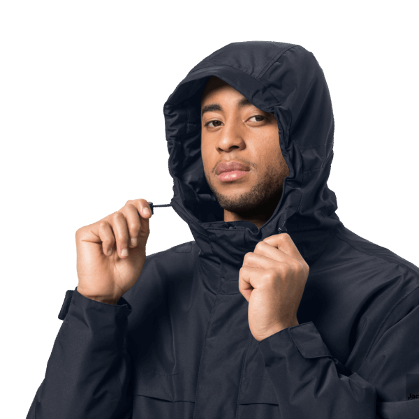 Jack Wolfskin Origins Winterlager Parka Voor Heren Nachtblauw