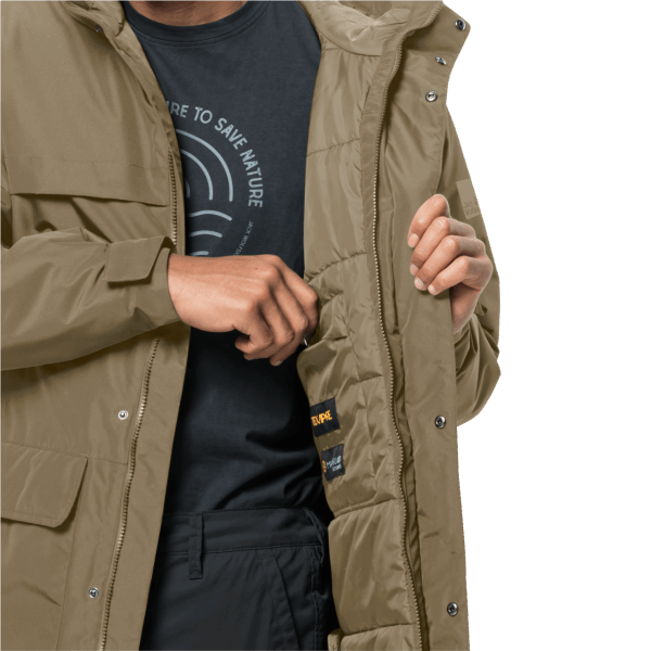 Jack Wolfskin Brand Cookie Winterlager Parka Voor Heren