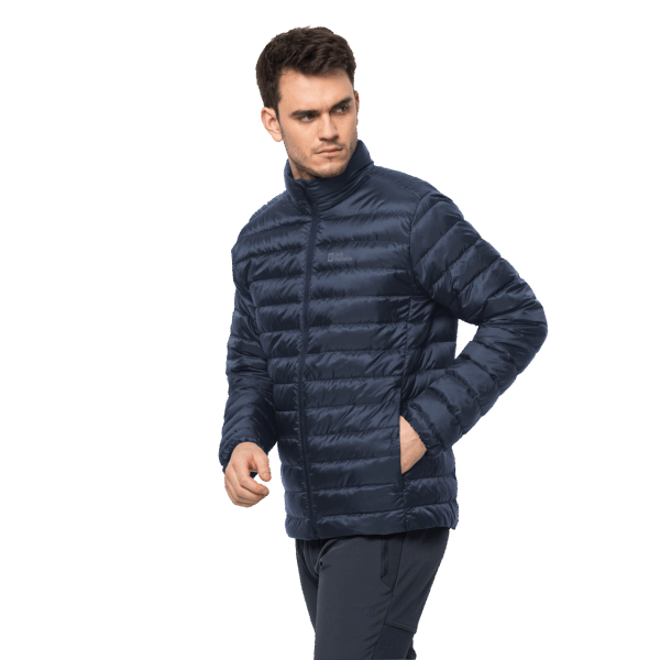 Jack Wolfskin Heren Pack & Go Donsjack Nachtblauw Merken