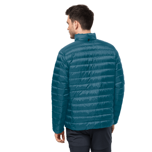Blauwe Koraal Jack Wolfskin Hot Pack & Go Donsjack Voor Heren