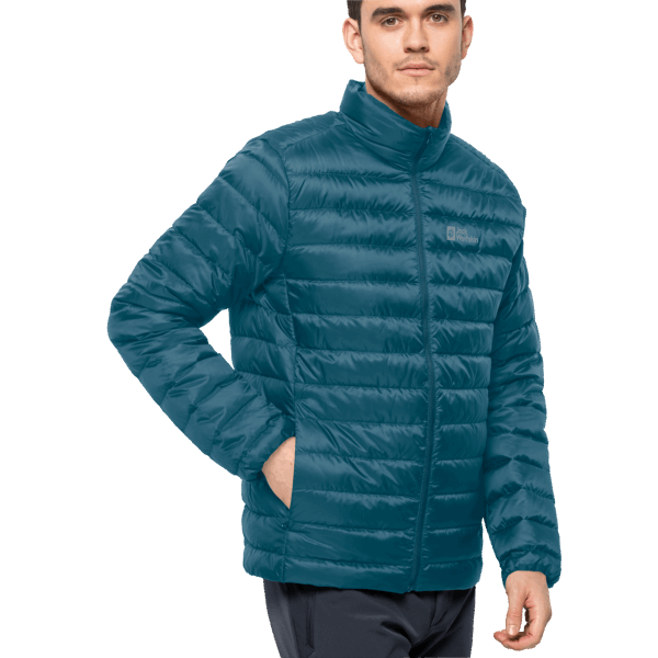 Blauwe Koraal Jack Wolfskin Hot Pack & Go Donsjack Voor Heren