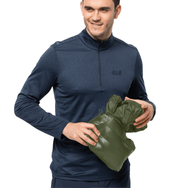 Greenwood New Jack Wolfskin Pack & Go Donsjack Voor Heren