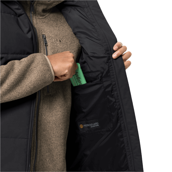 Black Fashion Heren White Frost Vest Jack Wolfskin