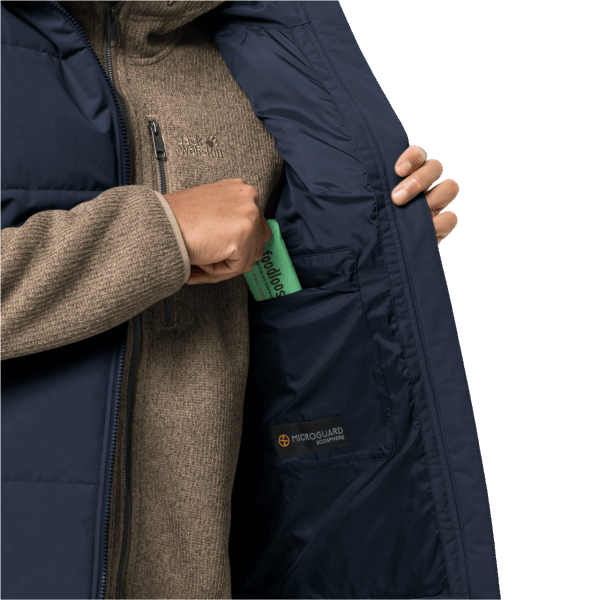 Nachtblauw Heren White Frost Vest Jack Wolfskin Collectie