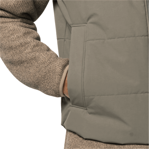 Dusty Olive Heren White Frost Vest Collecties Jack Wolfskin