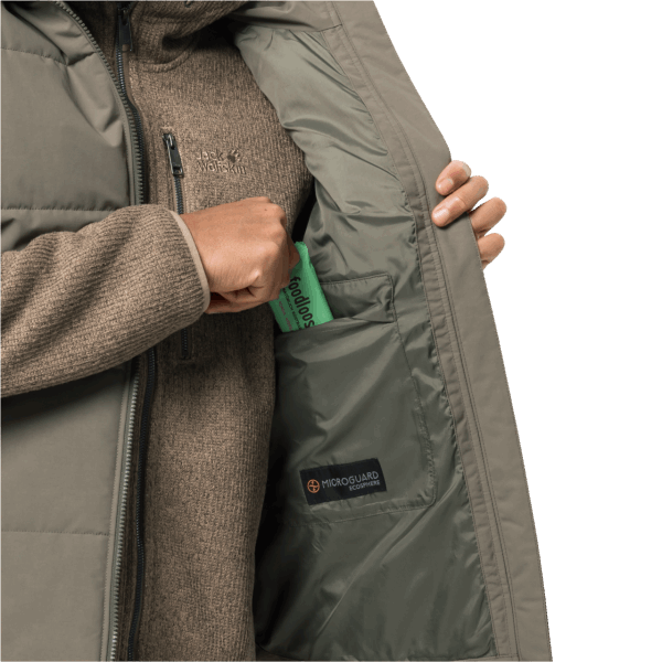 Dusty Olive Heren White Frost Vest Collecties Jack Wolfskin
