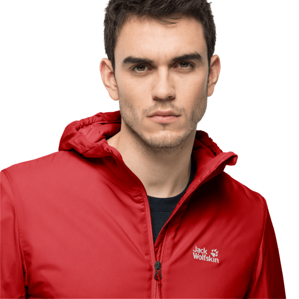 Merk Jack Wolfskin Adrenaline Rood Jwp Atmos Jack Voor Heren