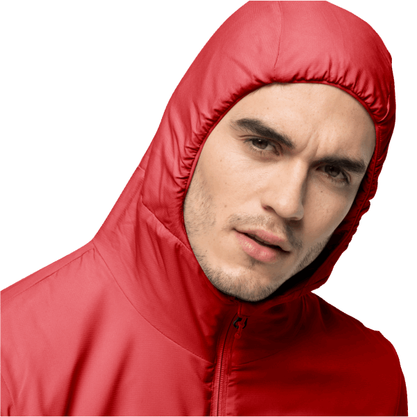 Merk Jack Wolfskin Adrenaline Rood Jwp Atmos Jack Voor Heren