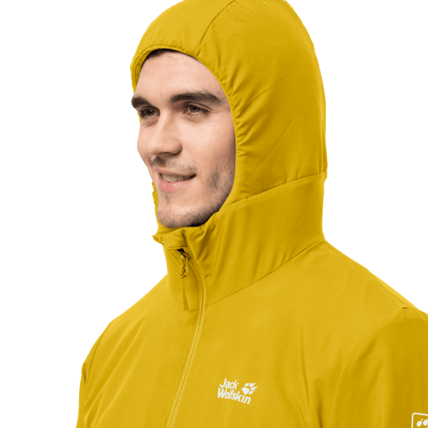 Merken Jack Wolfskin Heren Jwp Atmos Jas Lemon Curry