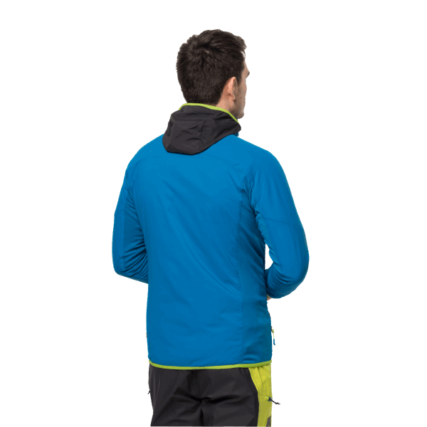 Heren Alpspitze Geïsoleerde Hoody Blauwe Pacific Jack Wolfskin Mode