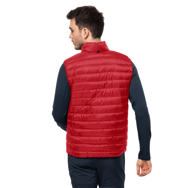 Heren Pack & Go Donsvest Origin Adrenaline Red Jack Wolfskin