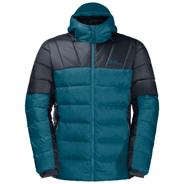 Jack Wolfskin Original Blue Coral Nebelhorn Down Hoody Voor Heren