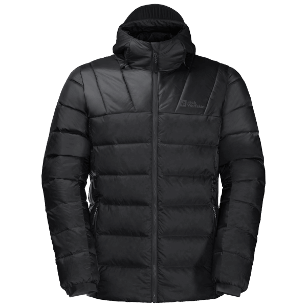 Jack Wolfskin Nebelhorn Dons Hoody Voor Heren Beste Zwart
