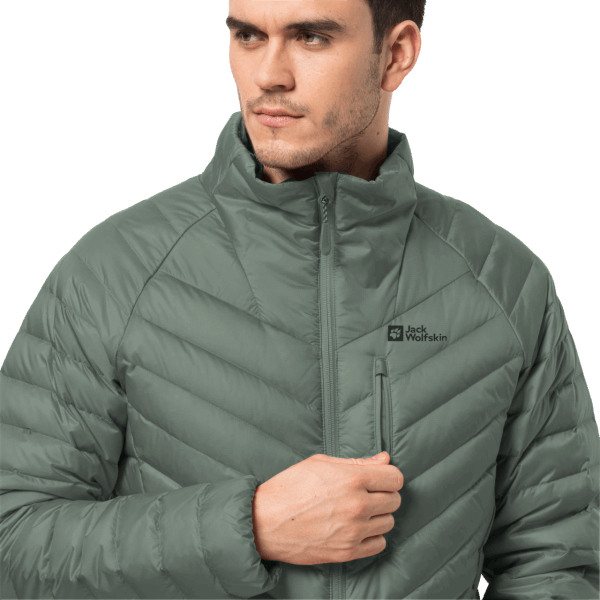 Hedge Green Jack Wolfskin Heren Passamani Donsjack Fashion