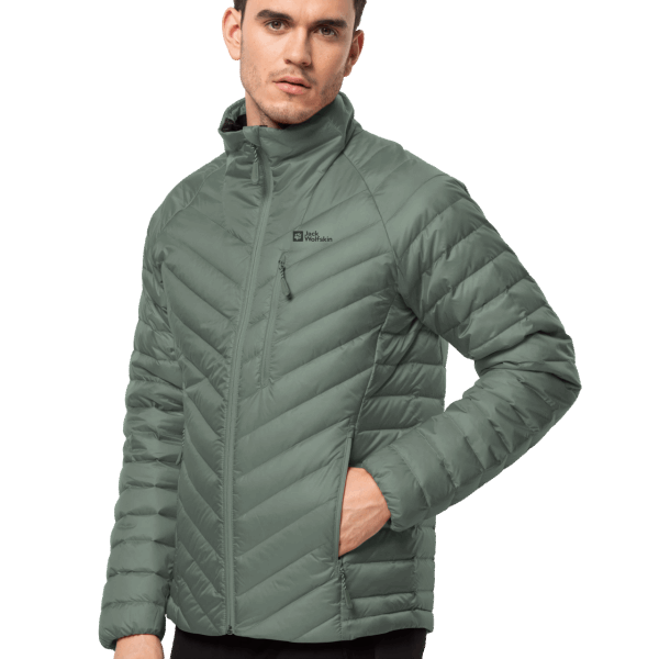 Hedge Green Jack Wolfskin Heren Passamani Donsjack Fashion