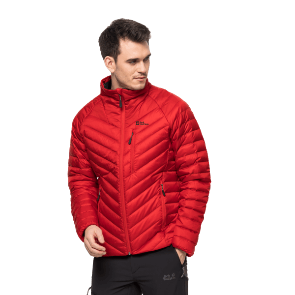 Adrenaline Red Collections Heren Passamani Donsjack Jack Wolfskin
