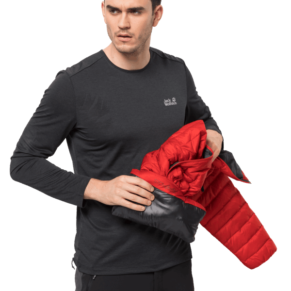 Adrenaline Red Collections Heren Passamani Donsjack Jack Wolfskin
