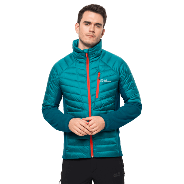 Bay Blue Heren Nebelhorn Dons Hybride Origins Jack Wolfskin