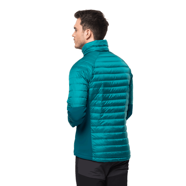 Bay Blue Heren Nebelhorn Dons Hybride Origins Jack Wolfskin