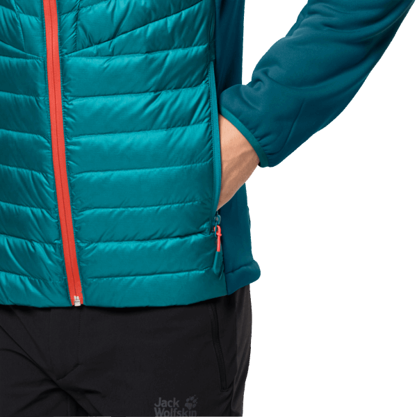 Bay Blue Heren Nebelhorn Dons Hybride Origins Jack Wolfskin