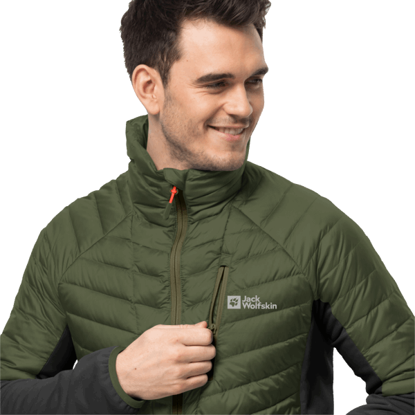Merk Nebelhorn Dons Hybride Jack Wolfskin Greenwood Voor Heren