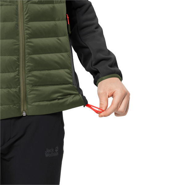 Merk Nebelhorn Dons Hybride Jack Wolfskin Greenwood Voor Heren