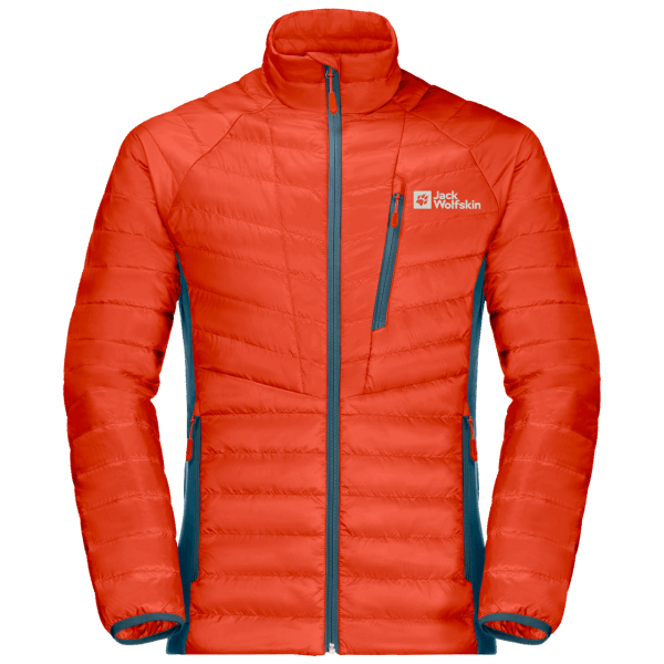 Originele Jack Wolfskin Wild Brier Heren Routeburn Pro Geïsoleerde Jas
