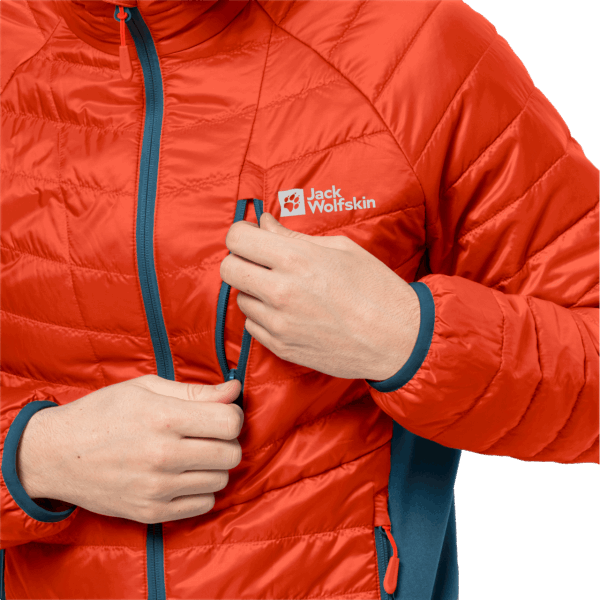 Originele Jack Wolfskin Wild Brier Heren Routeburn Pro Geïsoleerde Jas