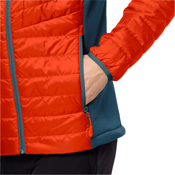 Originele Jack Wolfskin Wild Brier Heren Routeburn Pro Geïsoleerde Jas