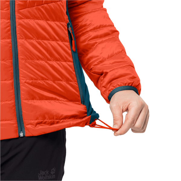 Originele Jack Wolfskin Wild Brier Heren Routeburn Pro Geïsoleerde Jas