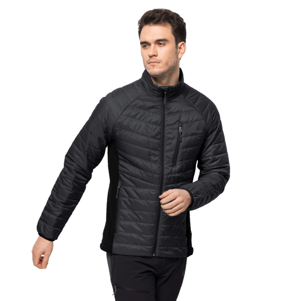 Hot Jack Wolfskin Routeburn Pro Geïsoleerde Herenjas Zwart
