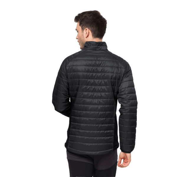 Hot Jack Wolfskin Routeburn Pro Geïsoleerde Herenjas Zwart