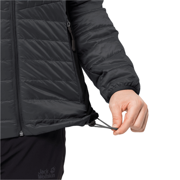 Hot Jack Wolfskin Routeburn Pro Geïsoleerde Herenjas Zwart