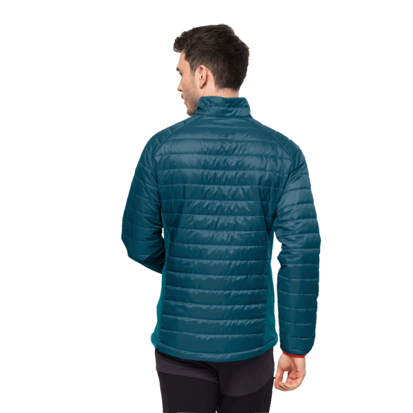 Beste Blauwe Koraal Jack Wolfskin Geïsoleerde Routeburn Pro-jas Voor Heren
