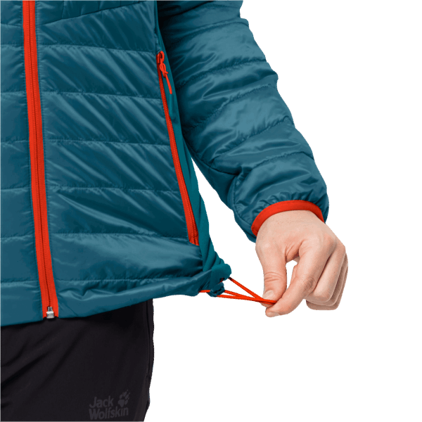 Beste Blauwe Koraal Jack Wolfskin Geïsoleerde Routeburn Pro-jas Voor Heren