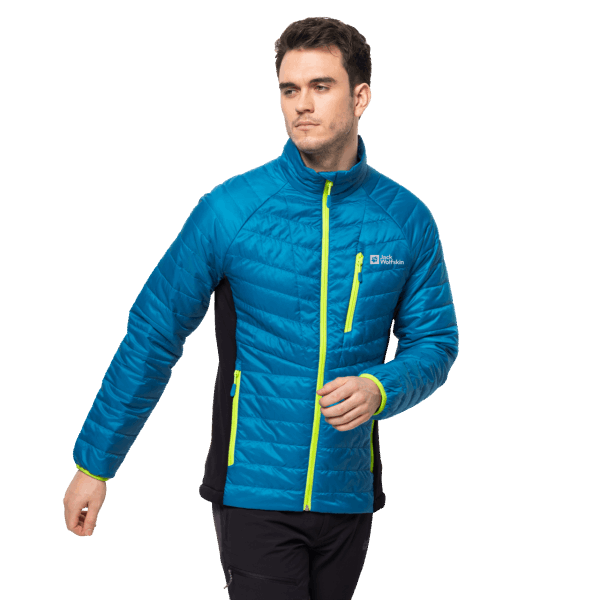 Nieuwe Blauwe Pacific Routeburn Pro Geïsoleerde Jas Jack Wolfskin Voor Heren
