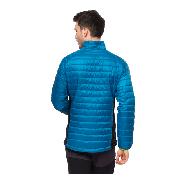 Nieuwe Blauwe Pacific Routeburn Pro Geïsoleerde Jas Jack Wolfskin Voor Heren