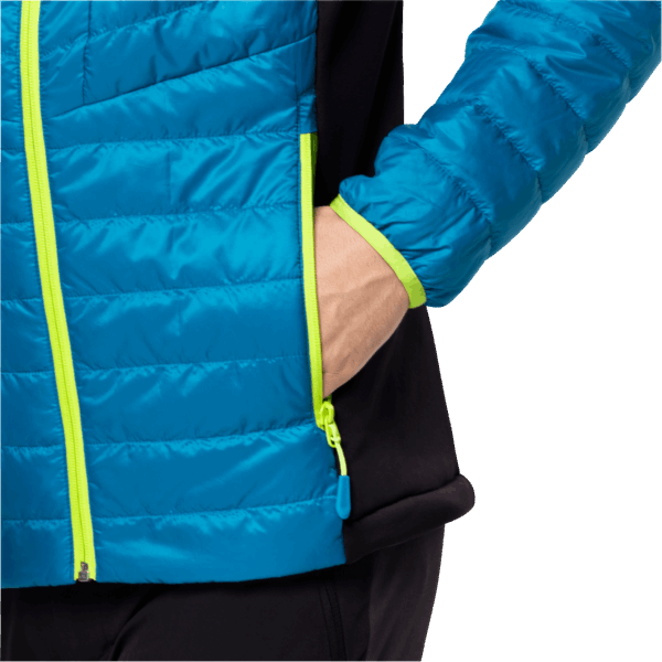 Nieuwe Blauwe Pacific Routeburn Pro Geïsoleerde Jas Jack Wolfskin Voor Heren