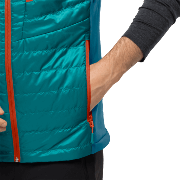Heren Routeburn Pro Geïsoleerd Vest Jack Wolfskin Bay Blue Fashion